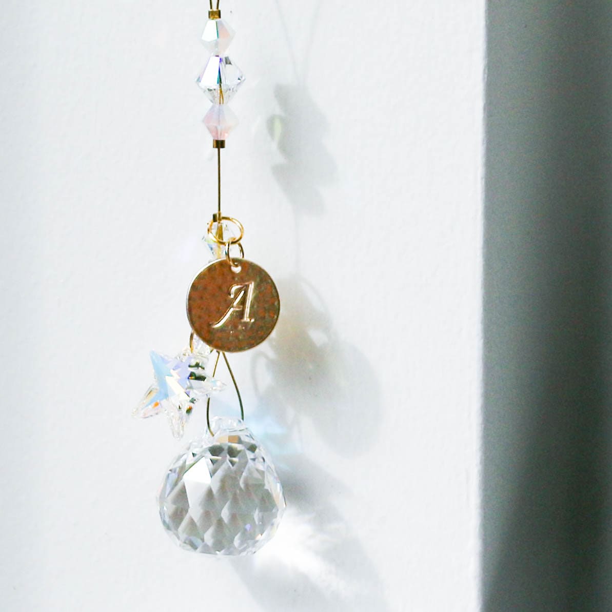Baby's first Christmas, Crystal Tree Decoration suncatcher
