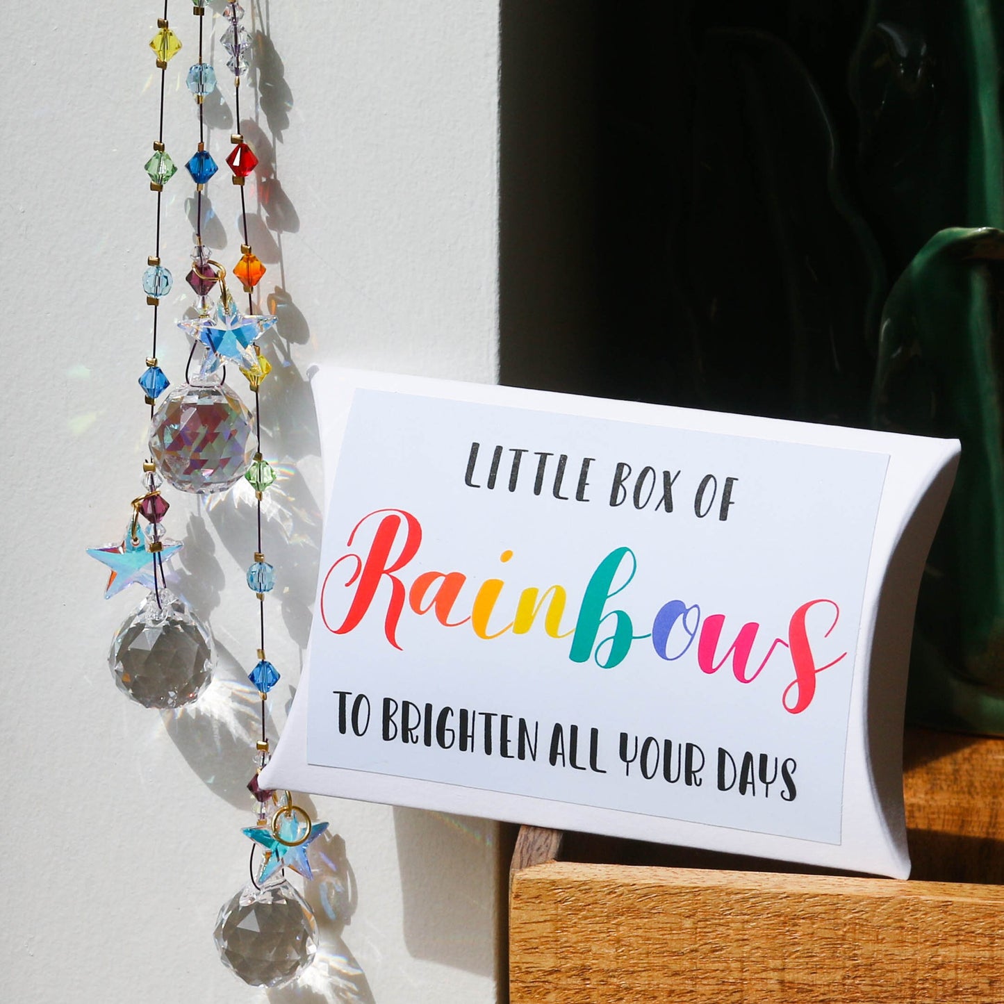Crystal Suncatcher, Little box of rainbows, Prism suncatcher